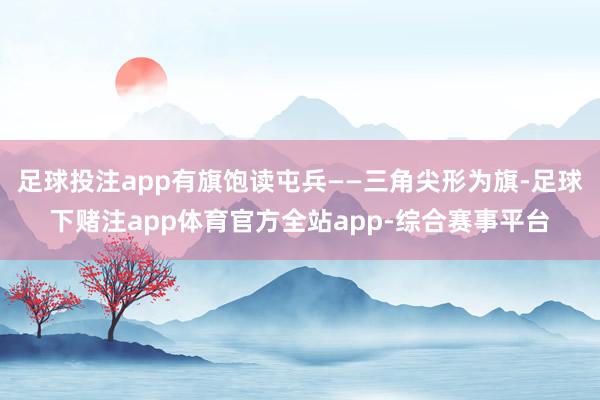 足球投注app有旗饱读屯兵——三角尖形为旗-足球下赌注app体育官方全站app-综合赛事平台